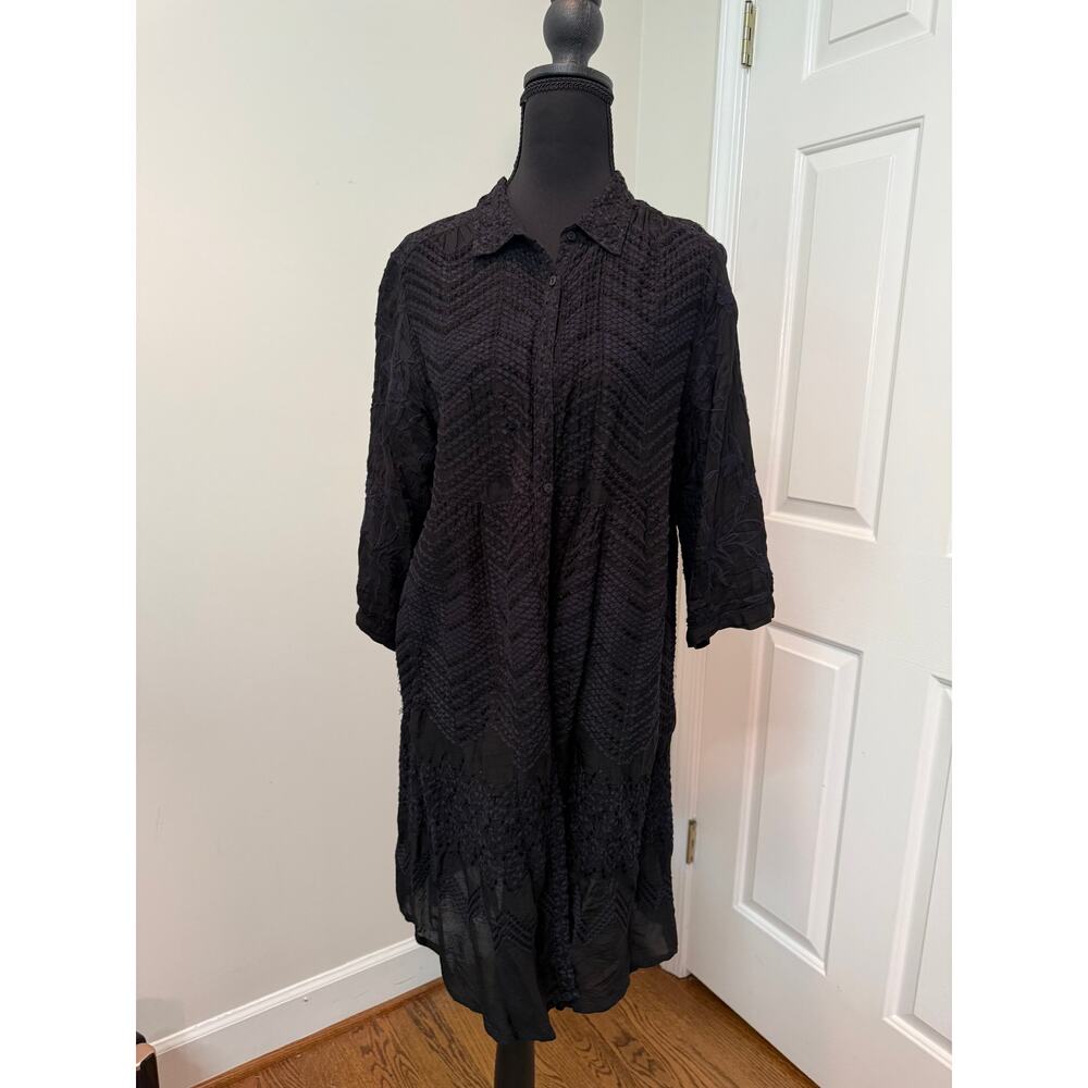 Jonny Was Workshop Cara Relaxed Yoke Mini Dress